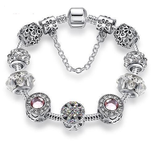 Pulseira com Berloque Crystal em PROMOÇÃO 50% OFF! 💥