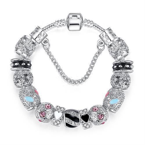 Pulseira com Berloque Crystal em PROMOÇÃO 50% OFF! 💥